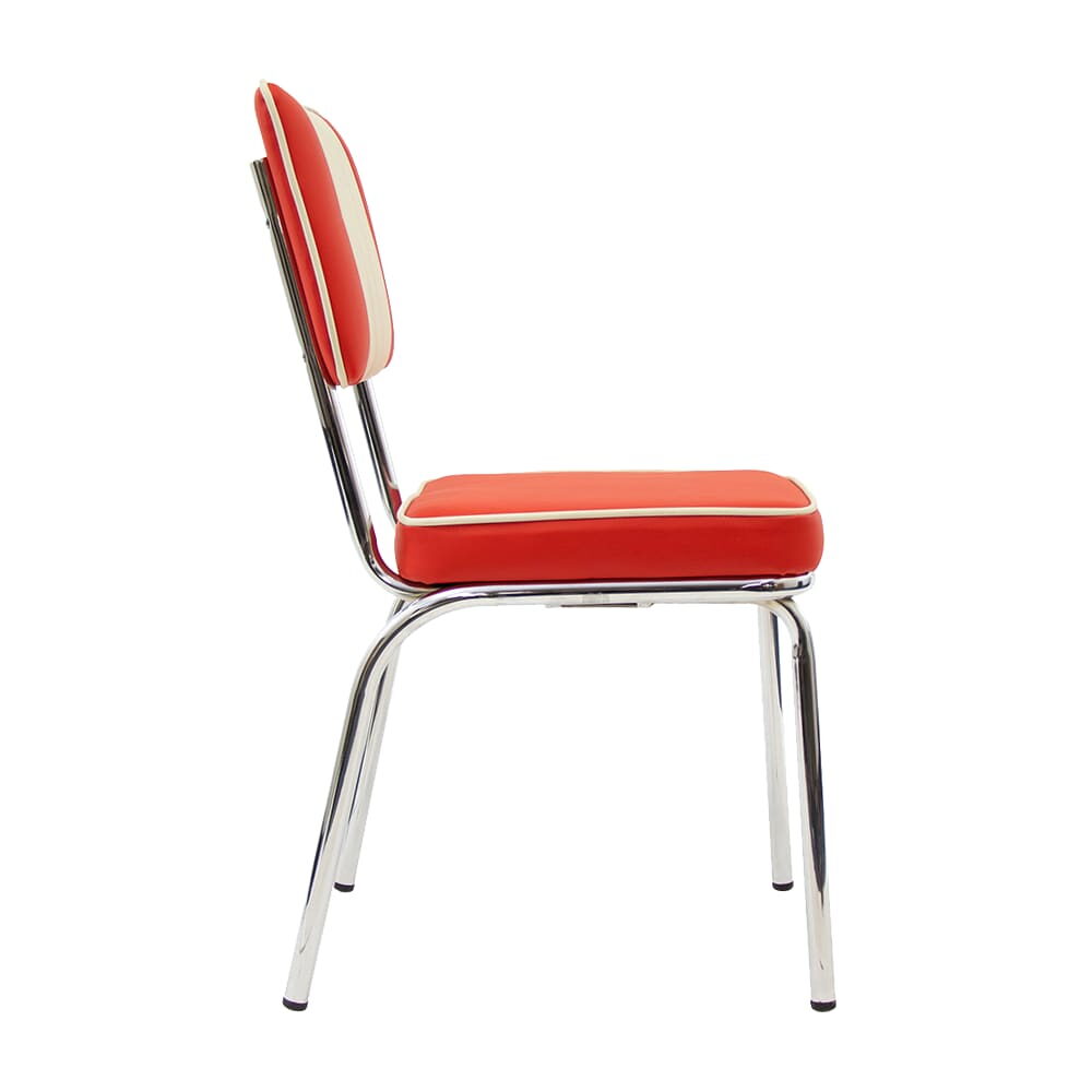 Retro Metal Vinyl Chair