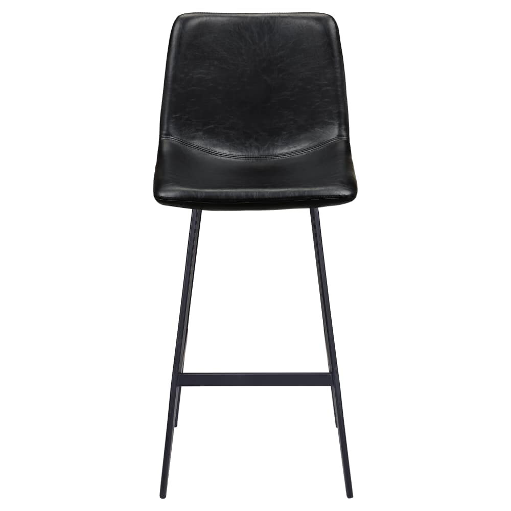 Luna Metal Bar Stool with Black Finish