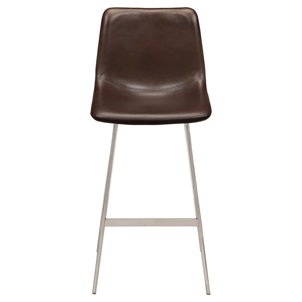 Luna Metal Bar Stool with Clear Coat Finish