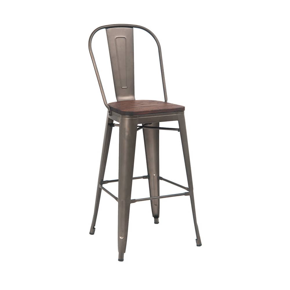 Metal bar stool