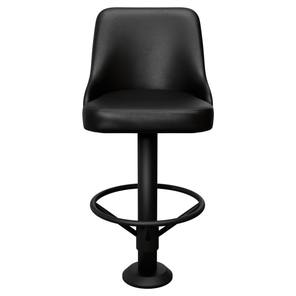 Mauro Bucket Swivel Bolt-Down Bar Stool