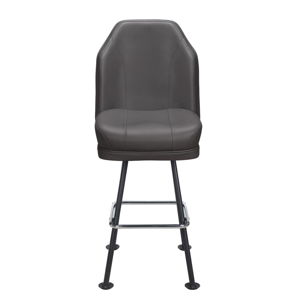 Giada Casino Bucket Bar Stool with Arched-Oval Frame